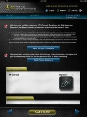 Account Opening for iPad