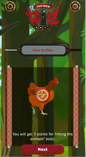 Yakimon Web Based AR Game